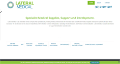 Desktop Screenshot of lateralmedical.com